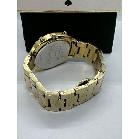 Kate Spade New York 0100 Women\'s Gold Stainless Steel Analog Dial Watch JNA160 main image 6